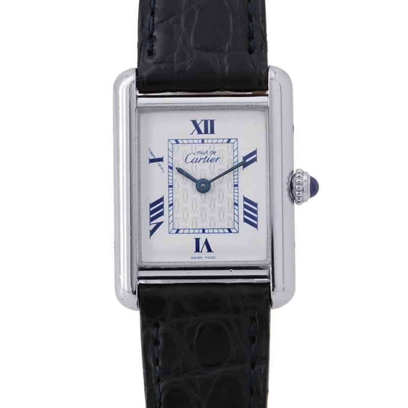 カルティエ マストタンク MM W1014054 Cartier 腕時計 白文字盤 ヴィンテージ