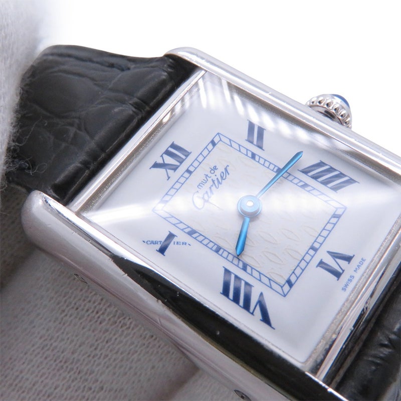 カルティエ マストタンク MM W1014054 Cartier 腕時計 白文字盤 ヴィンテージ