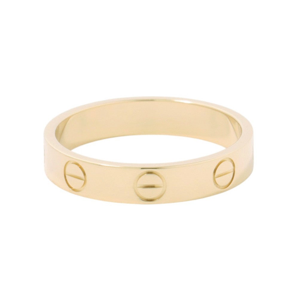 Cartier リング VQY008 52サイズ カルティエ リング ミニ ラブリング スモールモデル SM K18YGイエロー
