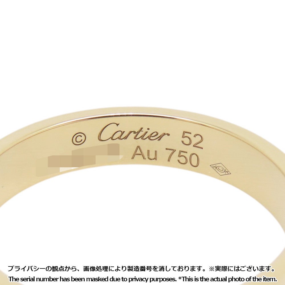 カルティエ リング ミニ ラブリング スモールモデル SM K18YGイエロー