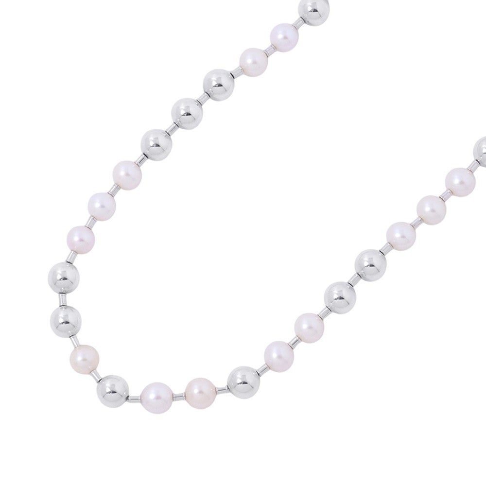 【美品】TIFFANY&Co. リアルパールネックレス SV925 ティファニー ネックレス ハードウェア フレッシュウォーター パール