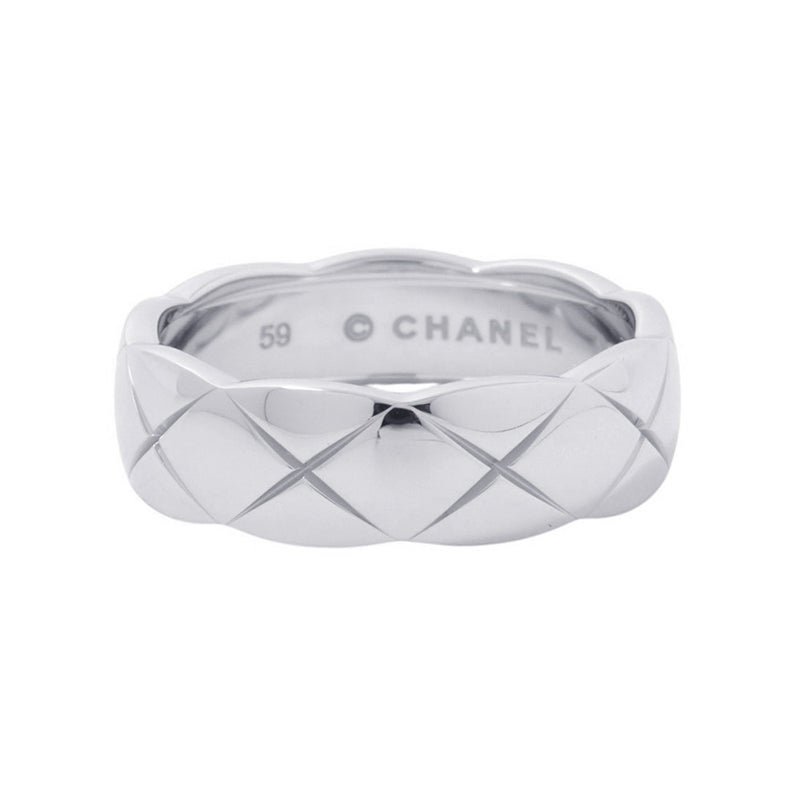 シャネル リング ココクラッシュ コレクション ミディアムモデル K18WG サイズ59 J10570 CHANEL 指輪 ジュエリー