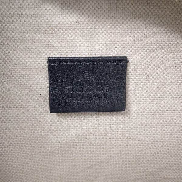 グッチ ボディバッグ GGエンボス ベルトバッグ レザー 645093 GUCCI ウエストバッグ メンズ 黒