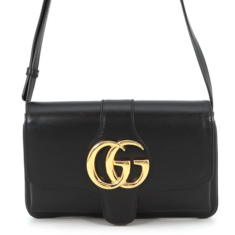 グッチ ショルダーバッグ GGマーモント アリー スモール レザー 550129 GUCCI バッグ 黒