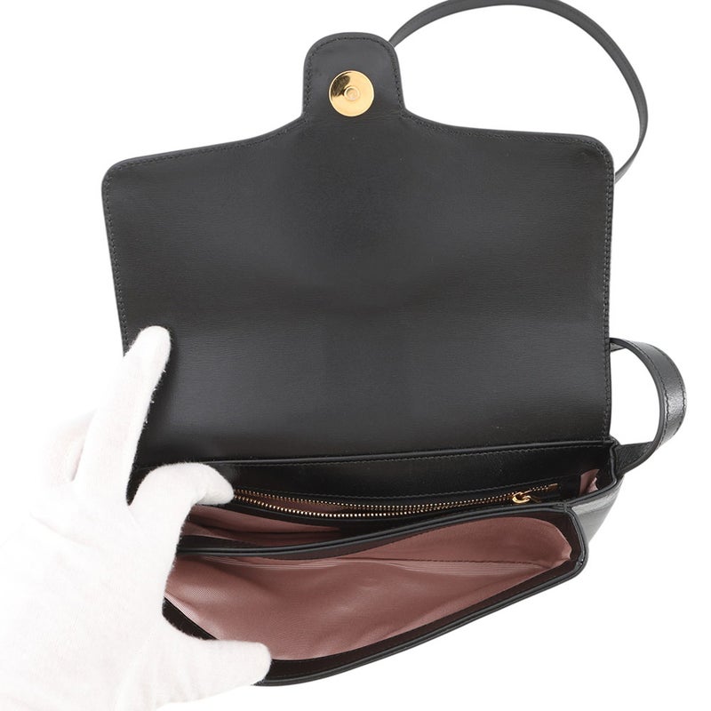 グッチ ショルダーバッグ GGマーモント アリー スモール レザー 550129 GUCCI バッグ 黒