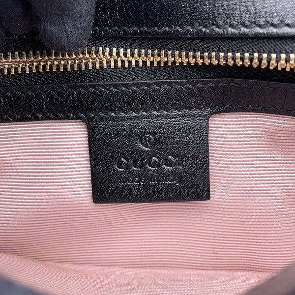 グッチ ショルダーバッグ GGマーモント アリー スモール レザー 550129 GUCCI バッグ 黒