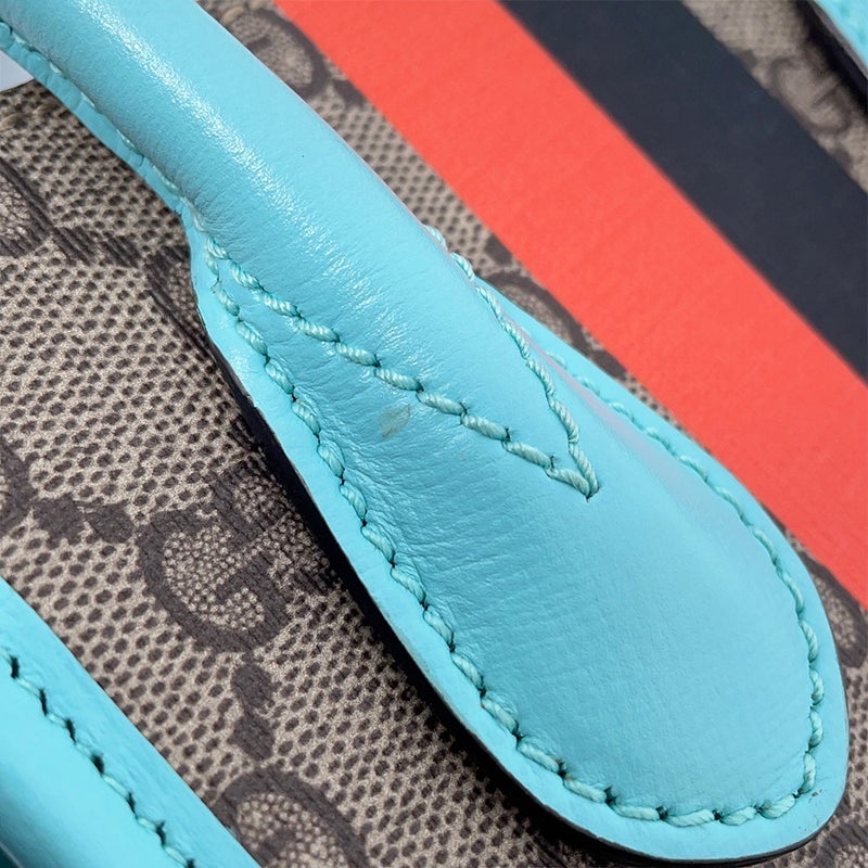 グッチ ハンドバッグ インターロッキングG タイガー GGスプリーム 671623 GUCCI バッグ 2wayショルダーバッグ ミニバッグ