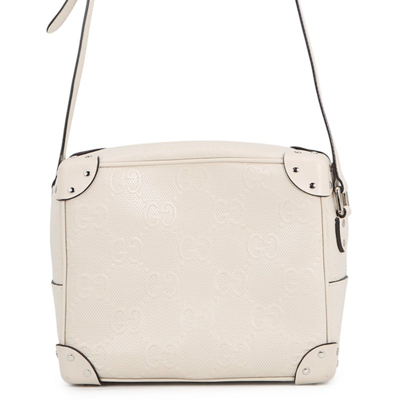 グッチ ショルダーバッグ GGエンボス レザー 626363 GUCCI バッグ 白