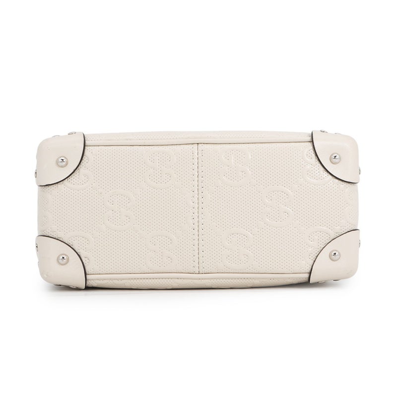 グッチ ショルダーバッグ GGエンボス レザー 626363 GUCCI バッグ 白