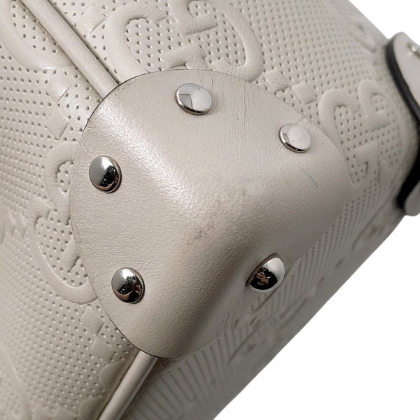 グッチ ショルダーバッグ GGエンボス レザー 626363 GUCCI バッグ 白