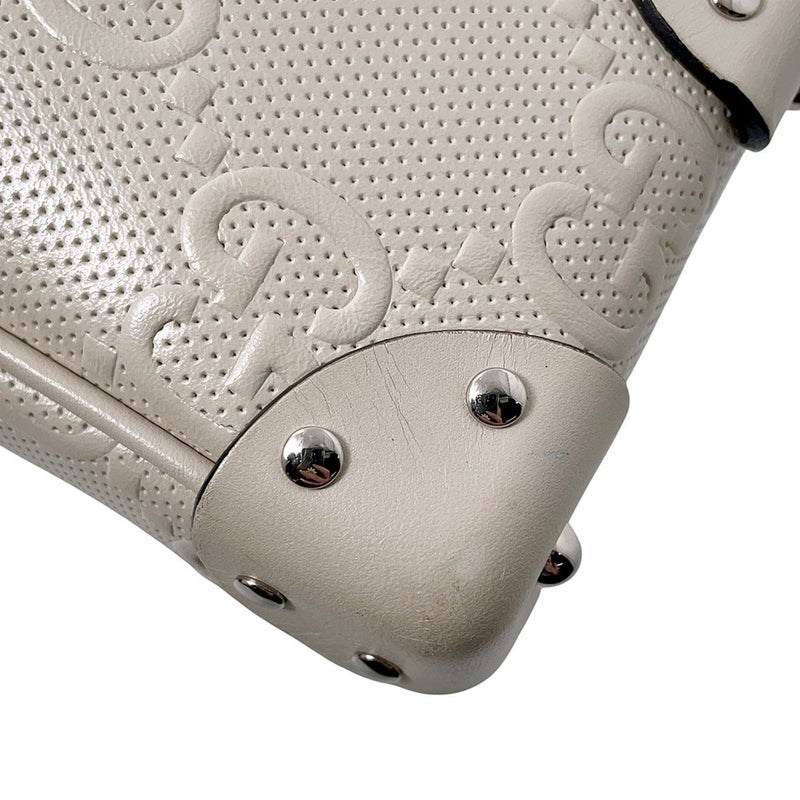 グッチ ショルダーバッグ GGエンボス レザー 626363 GUCCI バッグ 白