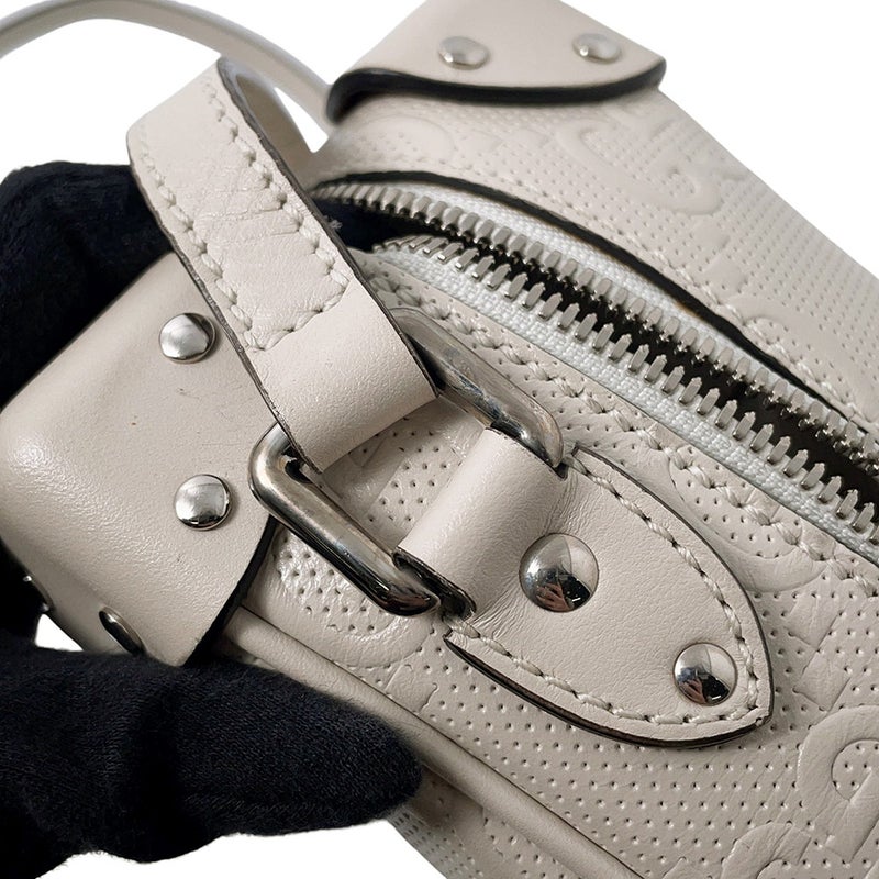 グッチ ショルダーバッグ GGエンボス レザー 626363 GUCCI バッグ 白