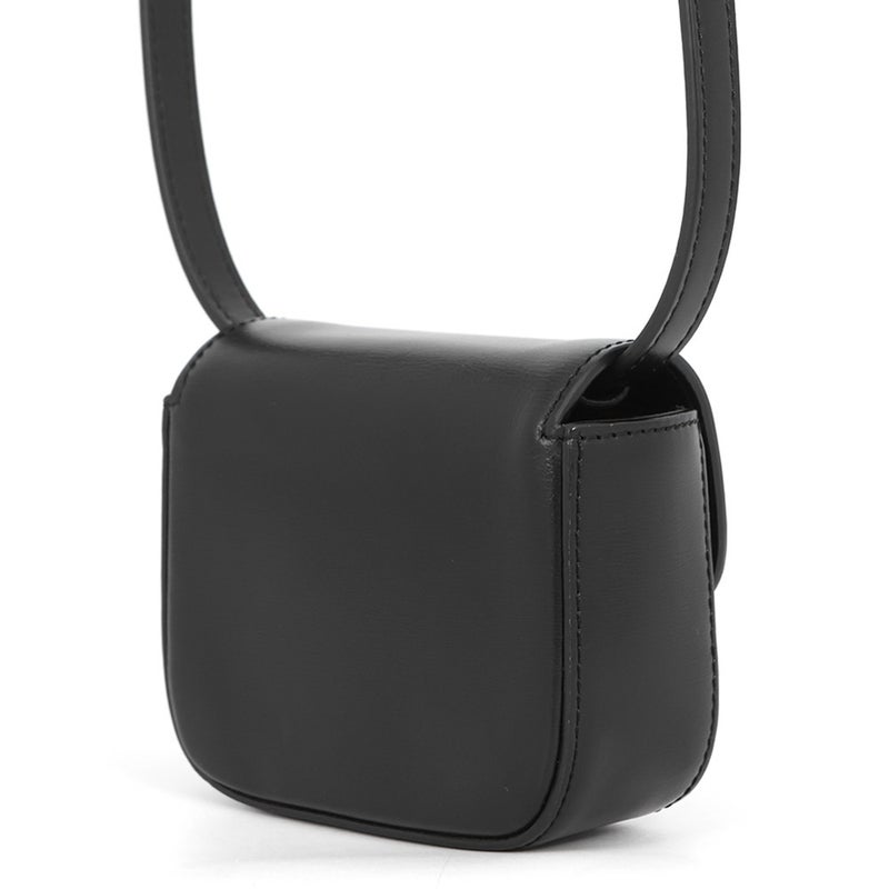 セリーヌ ショルダーバッグ トリオンフ ミニ クロード シャイニーカーフレザー 10I513 CELINE ミニバッグ 黒