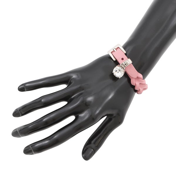 ミュウミュウ ブレスレット クリスタル イントレッチオ ナッパレザー 5IB320 Miu Miu アクセサリー