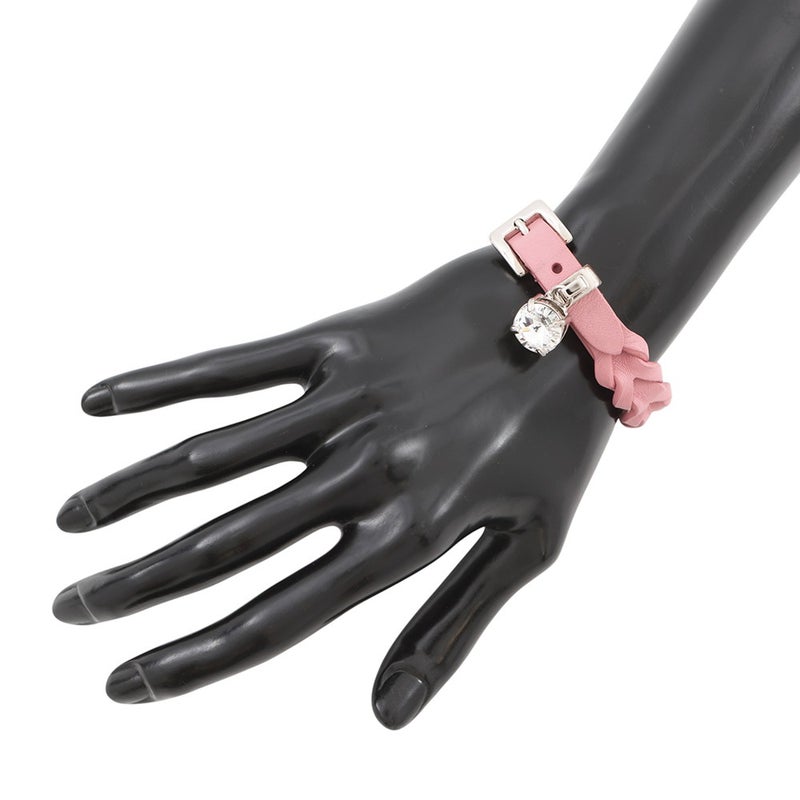 ミュウミュウ ブレスレット クリスタル イントレッチオ ナッパレザー 5IB320 Miu Miu アクセサリー