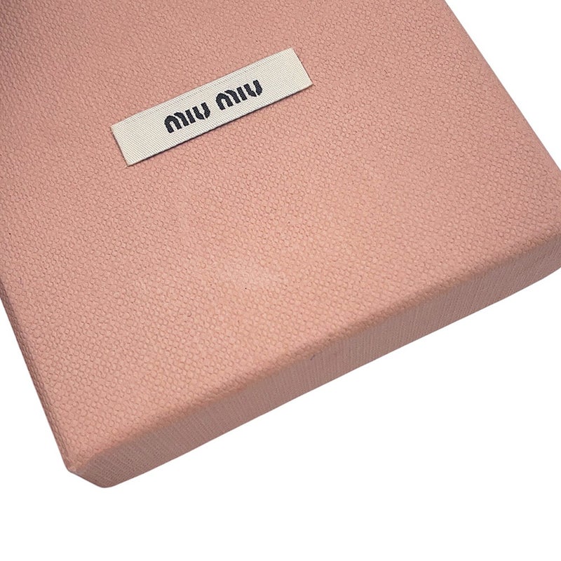 ミュウミュウ ブレスレット クリスタル イントレッチオ ナッパレザー 5IB320 Miu Miu アクセサリー