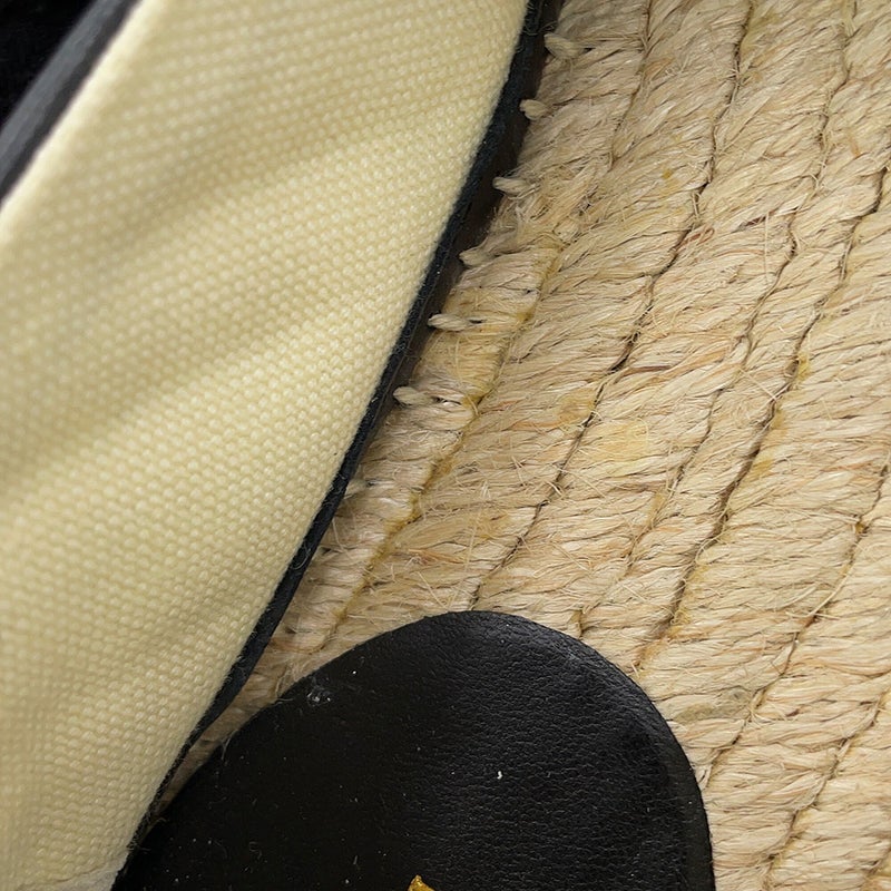 グッチ エスパドリーユ 2.0 GGマーモント レディースサイズ34 1/2 551890 GUCCI 靴 黒