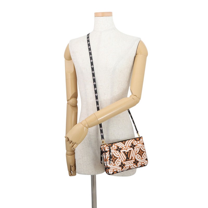 ルイヴィトン ショルダーバッグ モノグラム/LVクラフティ ポシェット・ドゥーブル ジップ M69488 LOUIS VUITTON  2way