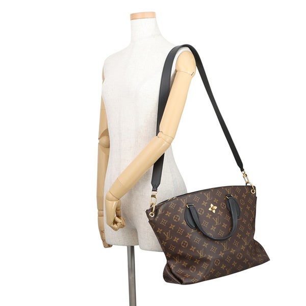 ルイヴィトン ハンドバッグ モノグラム フラワージップドトート MM M44347 LOUIS VUITTON 2way