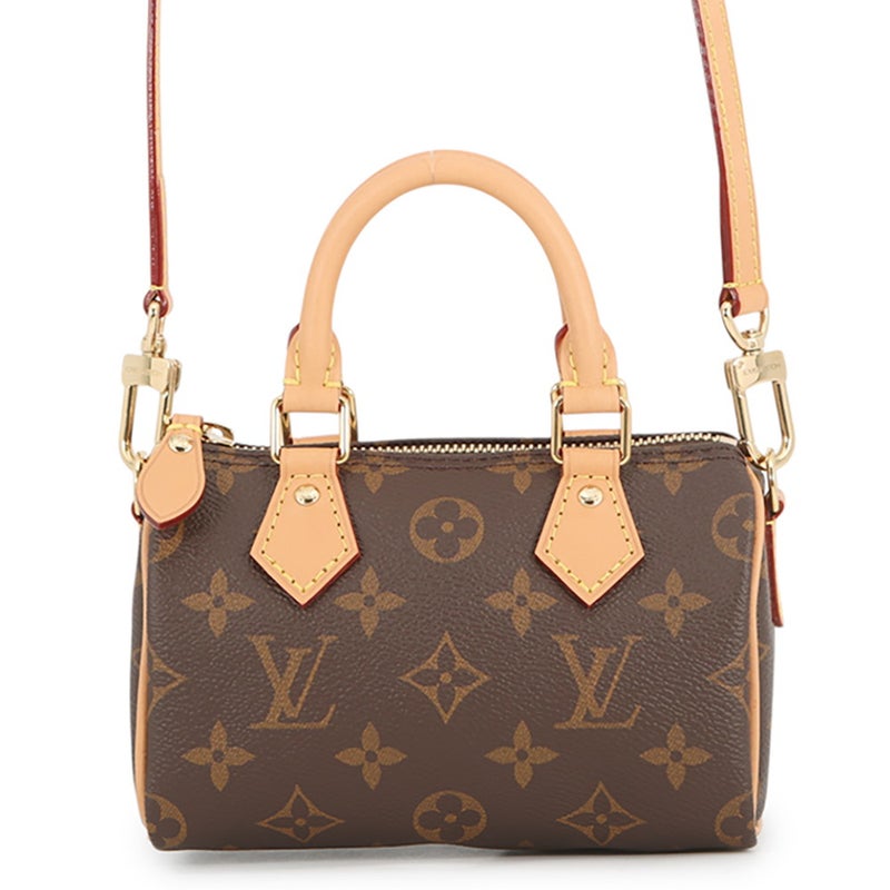 ルイヴィトン ハンドバッグ モノグラム ナノ・スピーディ M81085 LOUIS VUITTON ヴィトン バッグ 2way ショルダーバッグ
