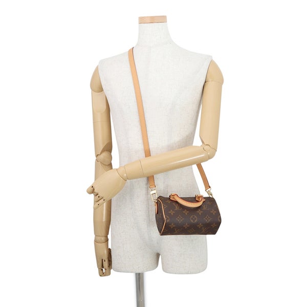 ルイヴィトン ハンドバッグ モノグラム ナノ・スピーディ M81085 LOUIS VUITTON ヴィトン バッグ 2way ショルダーバッグ