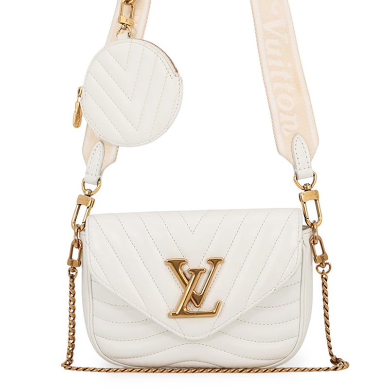ルイヴィトン ショルダーバッグ レザー ニューウェーブ ミュルティ ポシェット M57864 LOUIS VUITTON バッグ 2way