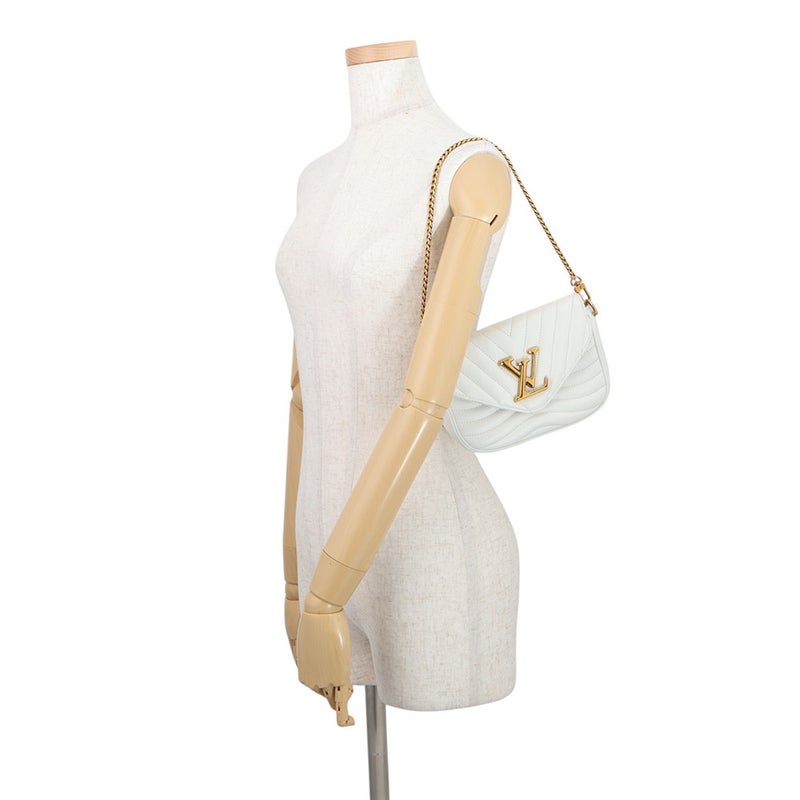 ルイヴィトン ショルダーバッグ レザー ニューウェーブ ミュルティ ポシェット M57864 LOUIS VUITTON バッグ 2way