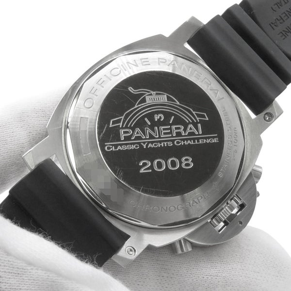パネライ ルミノール クロノ レガッタ 2008 世界限定500本 PAM00308 PANERAI 腕時計 黒文字盤