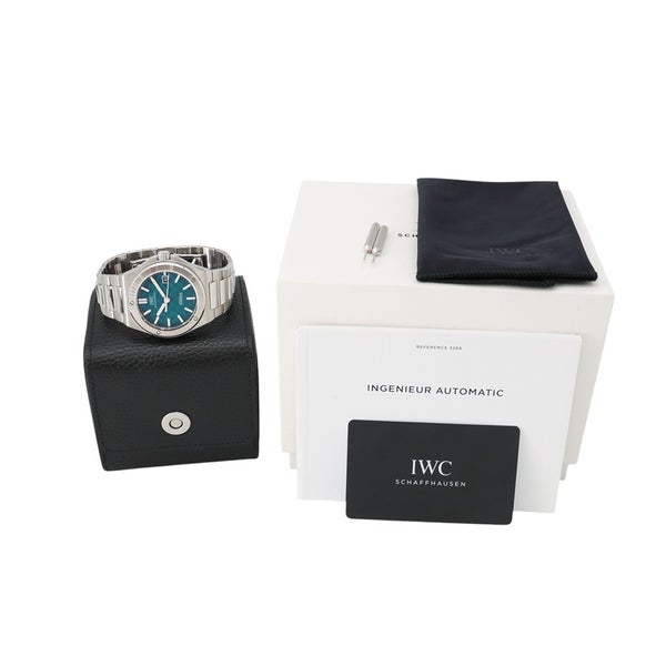 IWC インヂュニア オートマティック IW328903 腕時計 ウォッチ アクア文字盤
