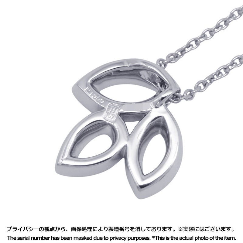 ハリーウィンストン ネックレス リリークラスター・ミニ・ペンダント ダイヤモンド 37P 計約0.19ct Pt950プラチナ PEDPSM1MLC