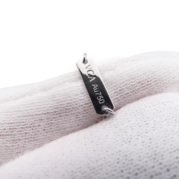 ヴァンクリ ネックレス フリヴォル ペンダント ラージモデル ダイヤモンド 3P 計0.16ct K18WGホワイトゴールド VCARD25300