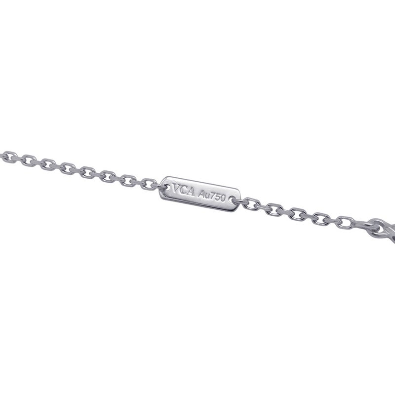 ヴァンクリ ネックレス フリヴォル ペンダント ラージモデル ダイヤモンド 3P 計0.16ct K18WGホワイトゴールド VCARD25300