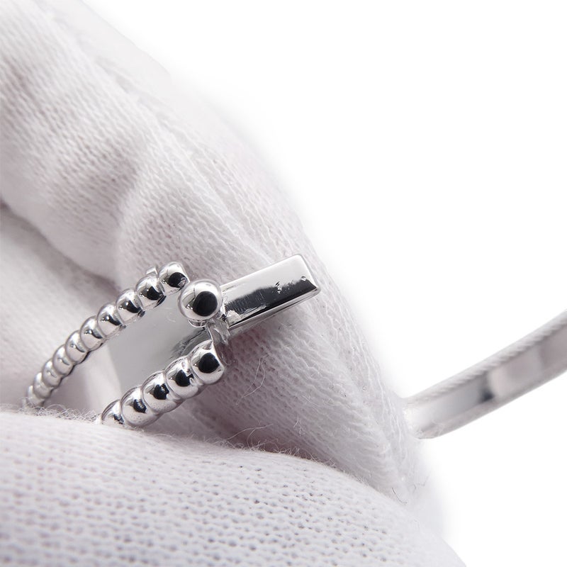 ヴァンクリーフ&アーペル ブレスレット ペルレ シニアチュール ミディアムモデル K18WGホワイトゴールド VCARP3K800 バングル
