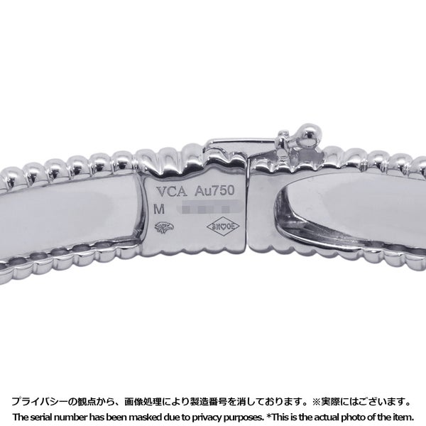 ヴァンクリーフ&アーペル ブレスレット ペルレ シニアチュール ミディアムモデル K18WGホワイトゴールド VCARP3K800 バングル