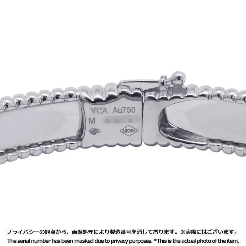 ヴァンクリーフ&アーペル ブレスレット ペルレ シニアチュール ミディアムモデル K18WGホワイトゴールド VCARP3K800 バングル