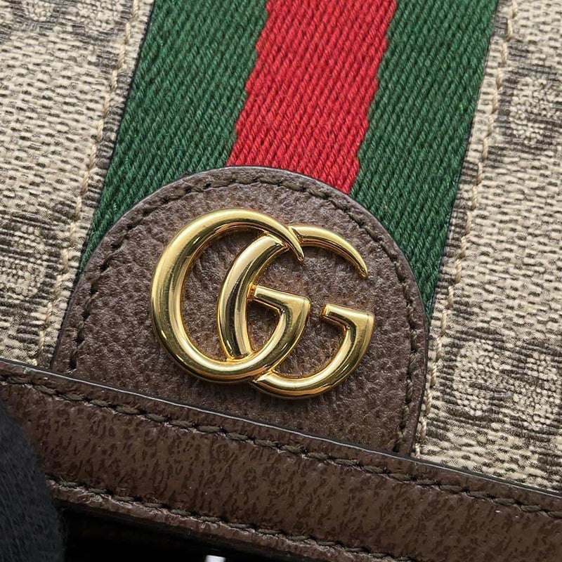 グッチ 二つ折り財布 オフィディア GG ミニウォレット 523155 GUCCI 財布
