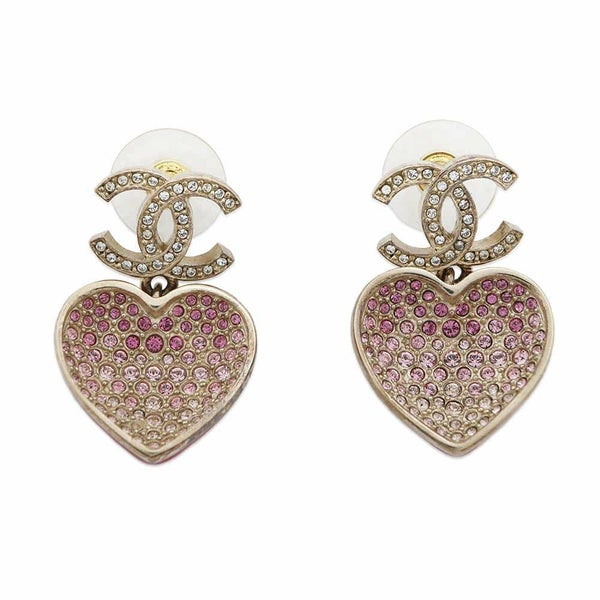 シャネル ピアス ココマーク ハート ラインストーン C 23 P ABA403 CHANEL アクセサリー
