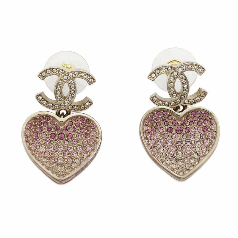 シャネル ピアス ココマーク ハート ラインストーン C 23 P ABA403 CHANEL アクセサリー