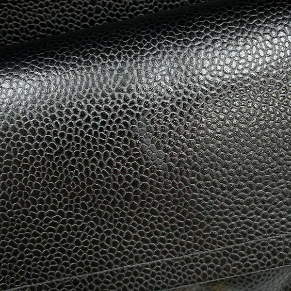 シャネル チェーンショルダーバッグ マトラッセ25 ココマーク キャビアスキン ダブルチェーン A01112 CHANEL 黒