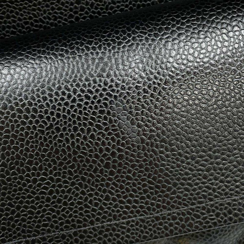 シャネル チェーンショルダーバッグ マトラッセ25 ココマーク キャビアスキン ダブルチェーン A01112 CHANEL 黒