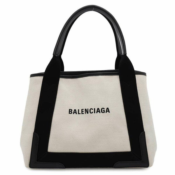 バレンシアガ トートバッグ ネイビーカバス S ポーチ付 339933 BALENCIAGA スモールサイズ バッグ 黒
