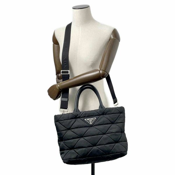 プラダ ハンドバッグ パデッド ナイロン スモール 1BG436 PRADA 2way 黒