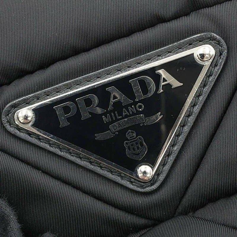プラダ ハンドバッグ パデッド ナイロン スモール 1BG436 PRADA 2way 黒