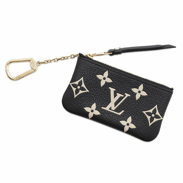 ルイヴィトン コインケース バイカラー モノグラム・アンプラント カードキーケース ポシェット・クレ M80885 ブラック 黒