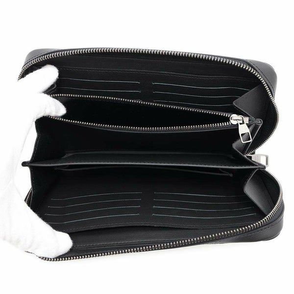 ルイヴィトン 長財布 ダミエ・アンフィニ ジッピー XL オニキスN61254 LOUIS VUITTON ハンドル付き メンズ 黒
