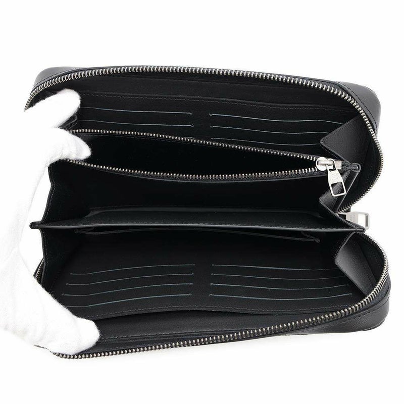 ルイヴィトン 長財布 ダミエ・アンフィニ ジッピー XL オニキスN61254 LOUIS VUITTON ハンドル付き メンズ 黒