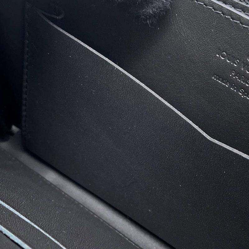 ルイヴィトン 長財布 ダミエ・アンフィニ ジッピー XL オニキスN61254 LOUIS VUITTON ハンドル付き メンズ 黒