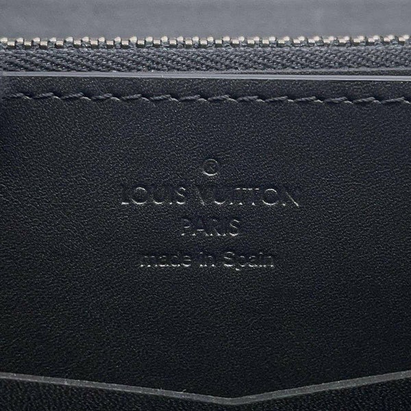 ルイヴィトン 長財布 ダミエ・アンフィニ ジッピー XL オニキスN61254 LOUIS VUITTON ハンドル付き メンズ 黒