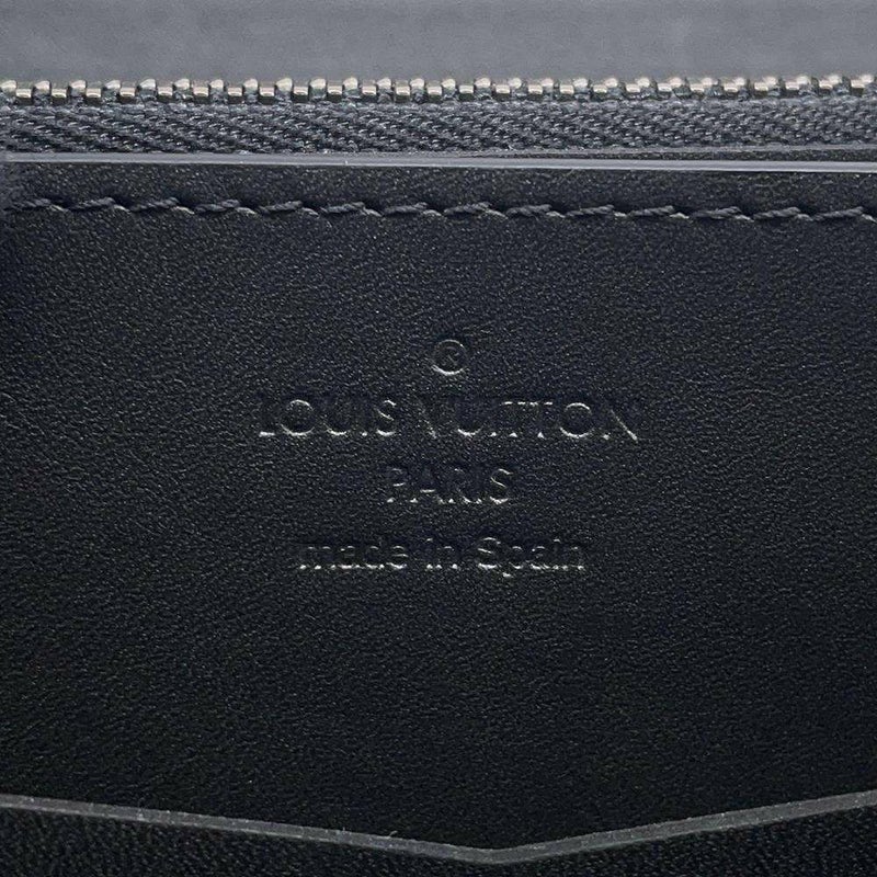 ルイヴィトン 長財布 ダミエ・アンフィニ ジッピー XL オニキスN61254 LOUIS VUITTON ハンドル付き メンズ 黒