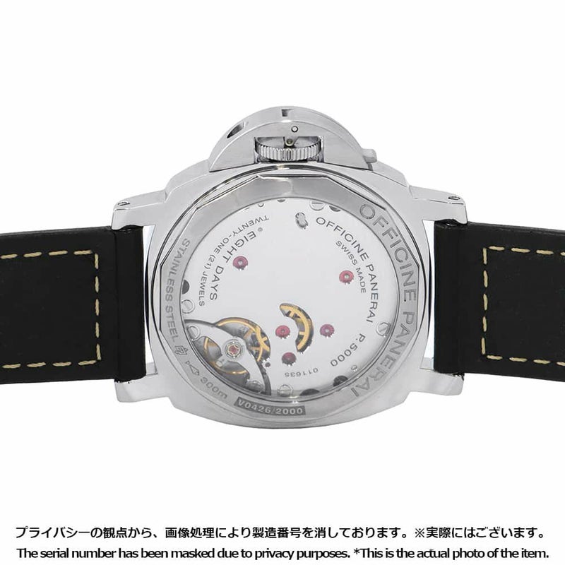 パネライ ルミノール ベース V番 PAM00915 PANERAI 腕時計 黒文字盤